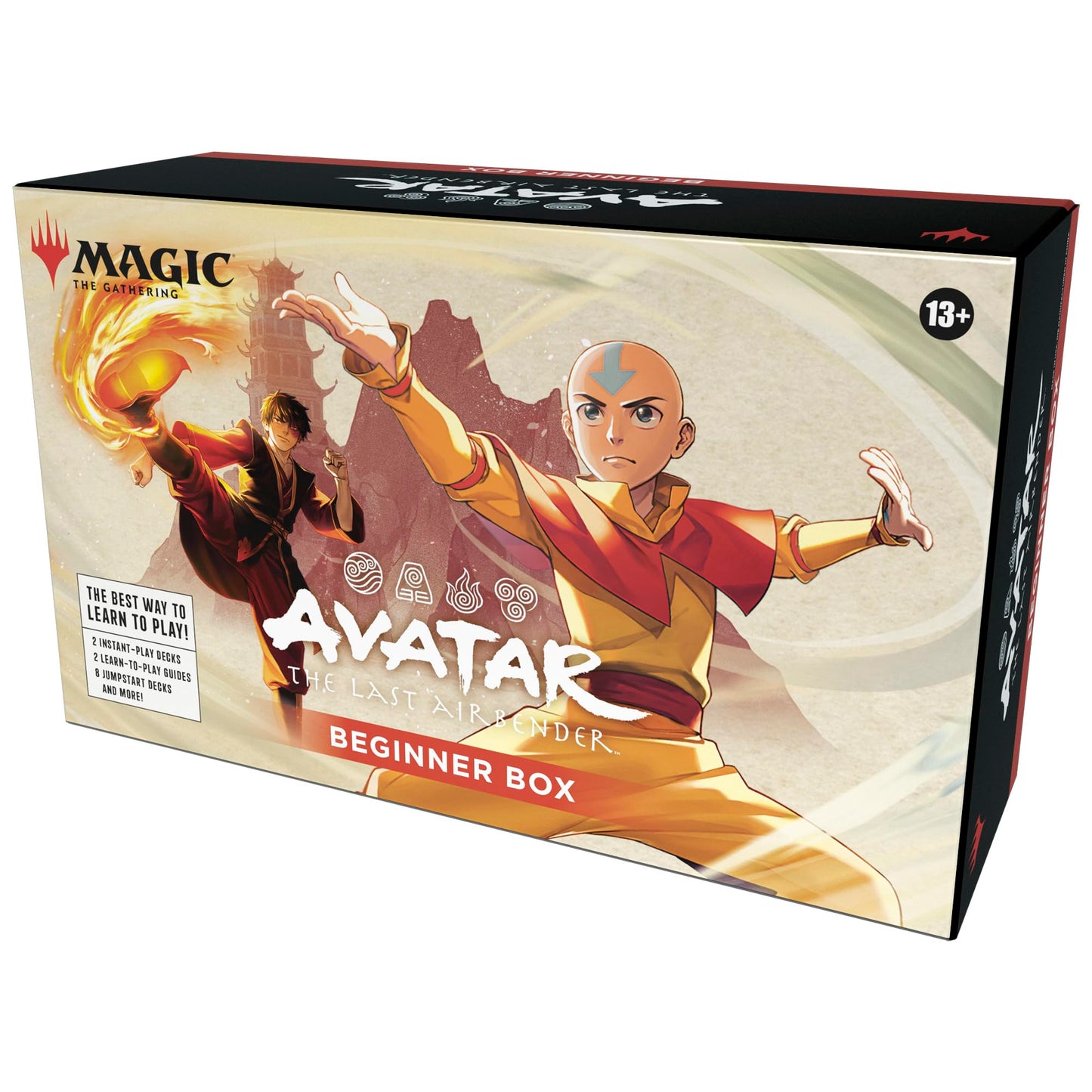 Magic: The Gathering | Avatar: The Last Airbender Beginner Box | 2-Player Card Game | Includes 2 Tutorial Decks, 8 Themed Half-Decks, 2 Playboards, 2 Spindowns, and More