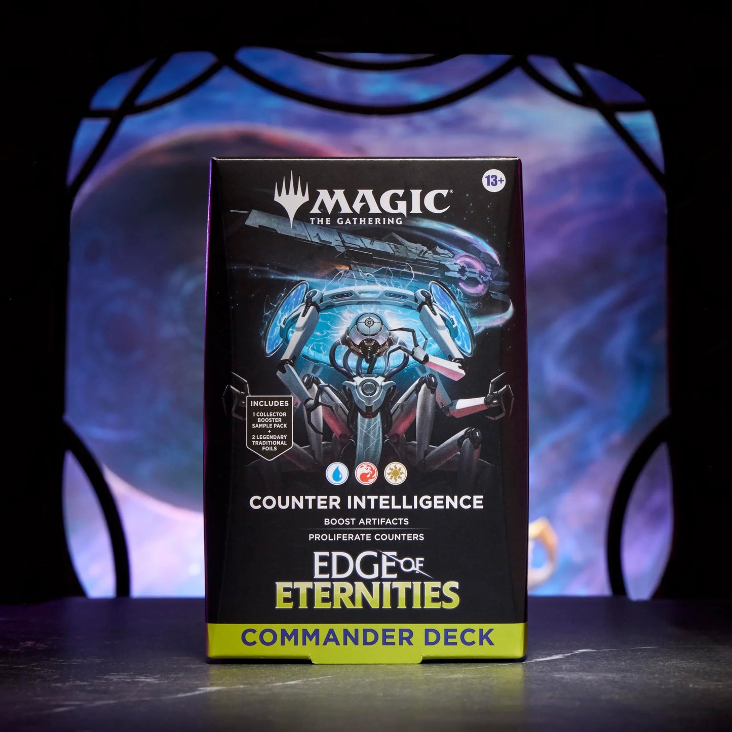 Magic: The Gathering Edge of Eternities Commander Deck Bundle - 2 of Each Deck (2 World Shaper + 2 Counter Intelligence) - Legacy Limited Edition
