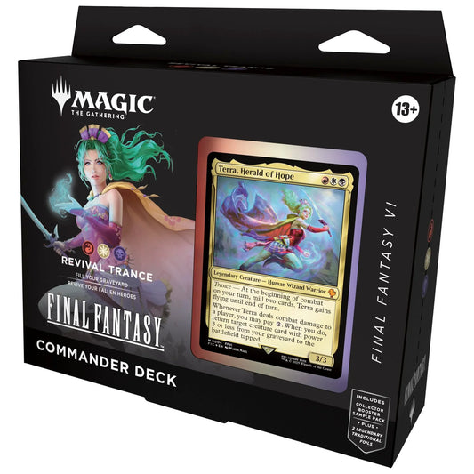 Magic: The Gathering Final Fantasy VI Commander Deck - Revival Trance - Legacy Limited Edition