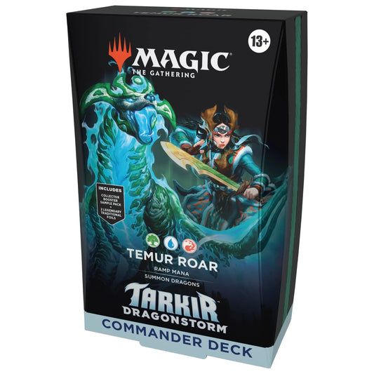 Magic The Gathering Dragonstorm Commander Deck - Temur Roar - Legacy Limited Edition