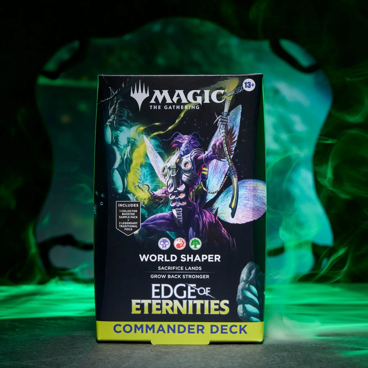 Magic: The Gathering Edge of Eternities Commander Deck Bundle - 2 of Each Deck (2 World Shaper + 2 Counter Intelligence) - Legacy Limited Edition