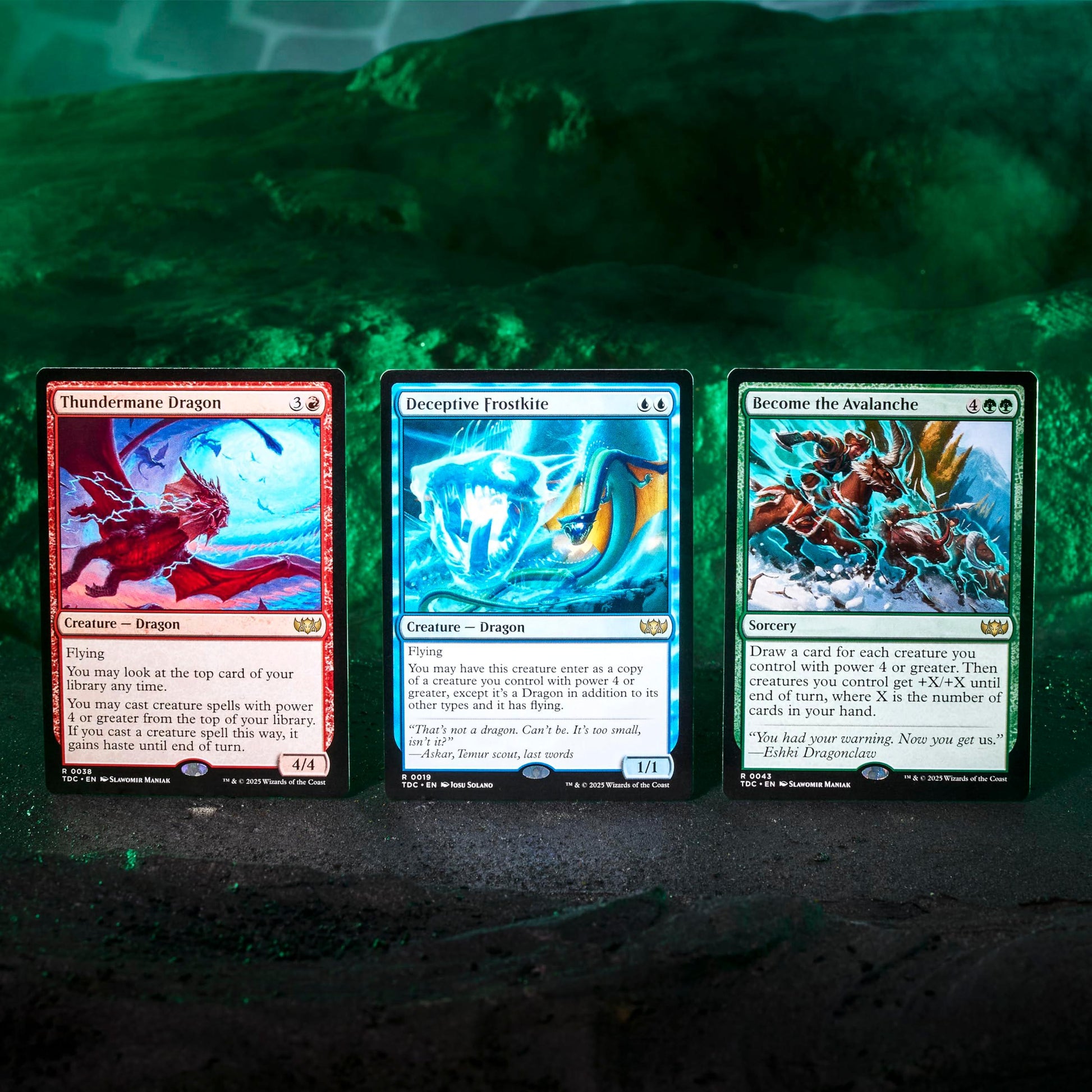 Magic The Gathering Dragonstorm Commander Deck - Temur Roar - Legacy Limited Edition